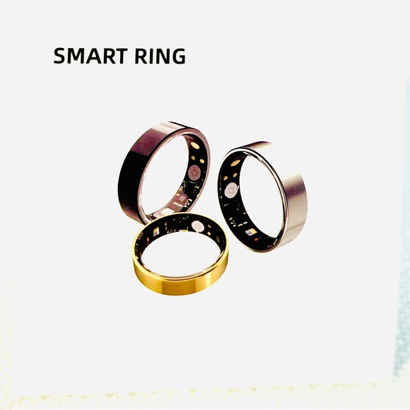 Smart Ring Fitness and Vitals Tracker - Silver Size 8 Android, IOS - New - Picture 3 of 4